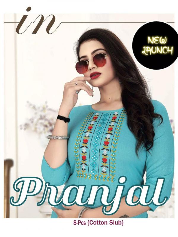 Pranjal cotton Designer Kurti collection